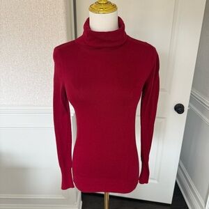 Mossimo Supply Co. Deep Red Turtleneck Women's Sweater XS